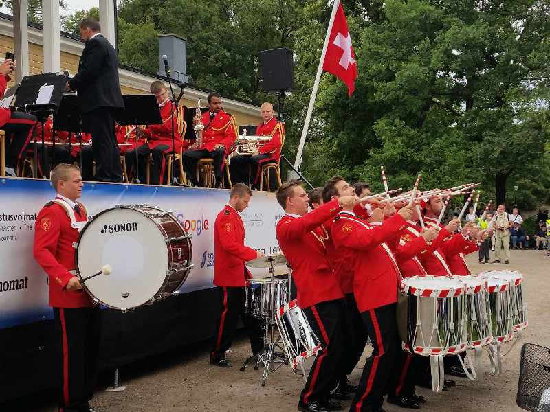 Sveitsin rumpalit Hamina Tattoossa